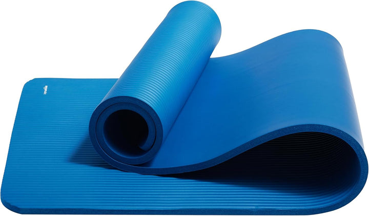 Amazon Basics 1/2 Inch Extra Thick Exercise Yoga Mat with Carrying Strap