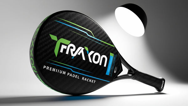 Padel Racket Black Thraxon