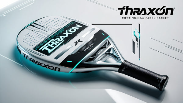 Thraxon Padel Racket Carbon Fiber Surface with EVA Memory Flex Foam